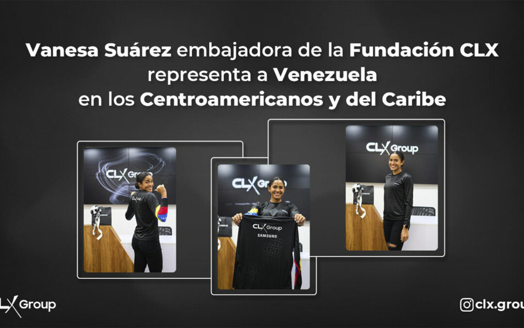 Vanesa Suárez embajadora de la Fundación CLX representa a Venezuela en los Centroamericanos y del Caribe